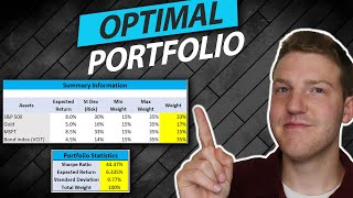 Calculating the Optimal Portfolio in Excel  Portfolio Optimization [upl. by Naima664]