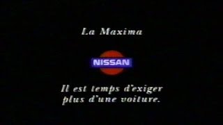 Pub Québec  Nissan Maxima  1995 [upl. by Inat]