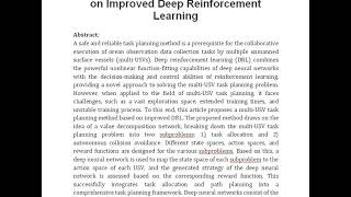 Multi USV Task Planning Method Based on Improved Deep Reinforcement Learning [upl. by Auot145]