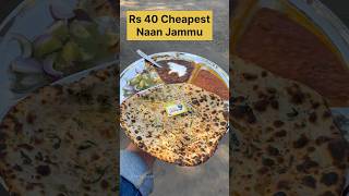 Cheapest Naan Jammu Kashmir  Indian Street Food shorts foodvideo streetfood [upl. by Yngad]