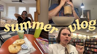 summer days in my life  august tbr bookstore vlog shopping [upl. by Ahseek265]