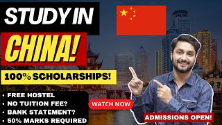 Free Education In China For Pakistani Students In 2024  No Tuition Fee amp Free Hostel [upl. by Milon]