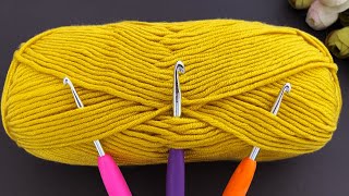 ¡Patrón de crochet ÚNICO Y FÁCIL para principiantes ⚡️NUEVO Punto de Ganchillo para Mantas y Gorros [upl. by Zavala]