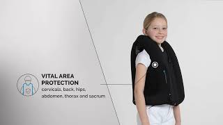 Helite Zip’IN 2 – The perfect airbag for young riders [upl. by Yrruc]