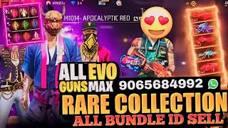 Free fire Id Sell low price 🤯💸  ff id sell 🛒 low price ma id 🤯💸  All Evo Max  Trusted id seller [upl. by Aeslehs]