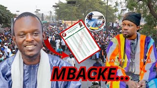 🔴DIRECT STADE DE MBACKE  GRAND MEETING DE SONKO BAYE FALLOU REWMI [upl. by Drucilla]