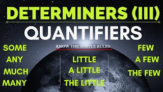 Lesson 55 DeterminersIII Quantifiers in Detail — Know The Subtle Rules [upl. by Cresa]