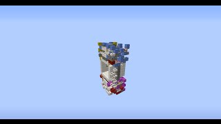 minecraft small 5x5 piston door 972blocks w tito and sepp [upl. by Anaicul]