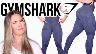 NEW GYMSHARK LEGGING TRY ON REVIEW  ELEVATE LEGGINGS HAUL [upl. by Hernardo]