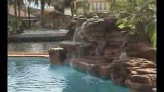 Artificial swimming pool waterfall  Cascade pour piscine [upl. by Loughlin45]