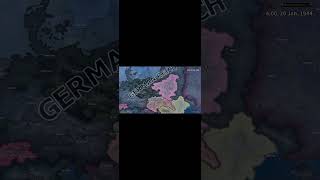 Poland Uprising Hoi4 downfall timelapse [upl. by Hatty]