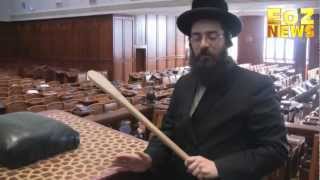 A tour of the main Belzer Synagogue in Jerusalem [upl. by Jemine706]