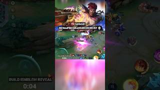 SAVAGE Revamped Granger Exorcist 💀 gaming mobilelegends mlbb granger shorts [upl. by Annyrb]