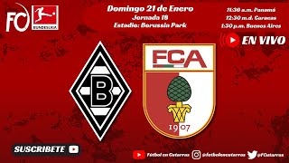 Borussia Mönchengladbach VS FC Augsburg  BUNDESLIGA  Jornada 18 [upl. by Serilda]