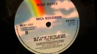 Rose Royce  Is it Love your after 1979 EQ 88 Full Length 12quot mix [upl. by Citarella]