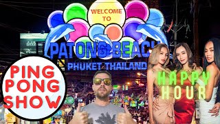 CRAZY phuket Nightlife PING PONG SHOW Patong beach [upl. by Eenobe581]