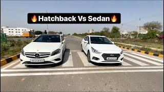 MERCEDES A200 Vs HYUNDAI VERNA 16 DRAG RACE🔥 [upl. by Nytsuj]