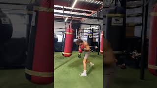 Young Prospect Cayden Griffiths hits heavy bag with power 💥 heavybag hbc boxing viralvideo [upl. by Goodyear209]