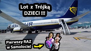 Lot Samolotem z Trójką Dzieci   Relacja Kasi z powrotu do Polski Vlog 417 [upl. by Beka460]