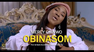 Mercy Chinwo  Obinasom Lyrics Video [upl. by Sineray34]