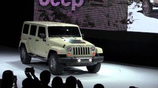 2012 Jeep Wrangler Mojave 4x4 debuts at New York Auto Show [upl. by Larual]