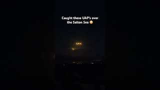 They hovered for 10 minutes disappearing and reappearing and making formations aliens viralvideo [upl. by Belcher]