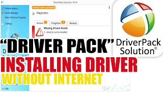 INSTALLING DRIVER quotOFFLINE MODEquot USING DRIVER PACK SOLUTION [upl. by Yenatirb]