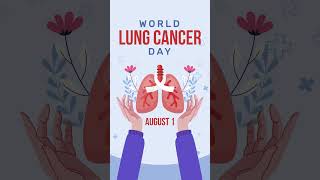 World Lung Cancer Day 2024 lungs [upl. by Trimmer977]