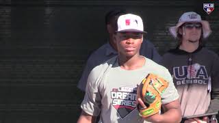 Cam Collier  MLB Draft Combine 2022 [upl. by Gasperoni]