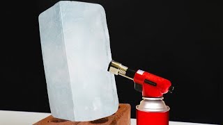 ICE VS 3000 DEGREE GAS TORCH [upl. by Mukul560]