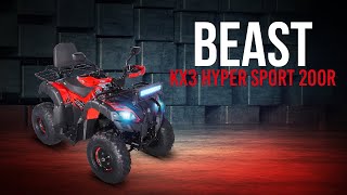 Beast KX3 Hyper Sport 200CC [upl. by Kohsa]