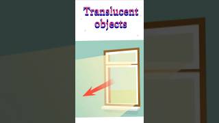 Translucent objects shortvideo smartlylearnwithfun1211 [upl. by Torras]