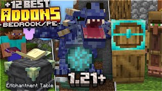 Top 10 MEJORES ADDONS QUE NECESITAS en Minecraft 121 Bedrock EditionPE MODS PARA MINECRAFT PE [upl. by Ardekan810]