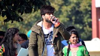 Inder Chahal At Khalsa College26  Chandigarh LOHRI CELEBRATION 2018 [upl. by Etirugram591]