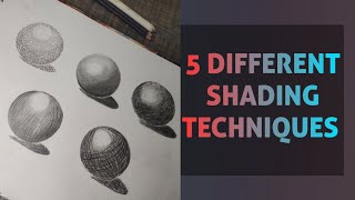 how to shading with a pencil  different types of shading techniques shading [upl. by Eussoj983]