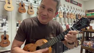 KoAloha MangoSakura Red Label Tenor Ukulele DemoReview at Aloha City Ukes [upl. by Devol54]