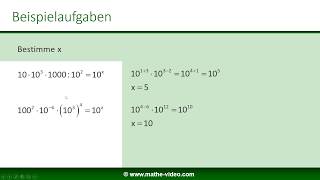 Potenzen  Zehnerpotenzen [upl. by Nauwaj]