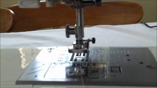 Putting the bobbin in my Janone TXL607 and threading the machine [upl. by Esteban]