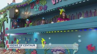 Krewe of Centaur rolls through Shreveport [upl. by Anaiuq]