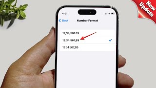 How To Change Number Format on iPhone [upl. by Yevreh819]