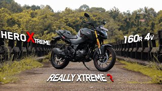 2023 HERO XTREME 160R 4v  Is it really Xtream   Best in segment   Full Review Malayalam [upl. by Euqitsym]