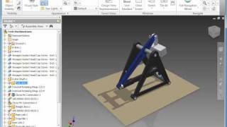 Part 1  Dynamic Simulation amp Finite Element Analysis FEA  Autodesk Inventor 2011 [upl. by Pressman]