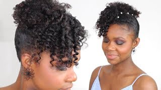 Cheveux afro  TUTO COIFFURE MARIAGE FACILE How to Bigoudis Spiral rods  Wedding Hairstyle sp [upl. by Henig672]