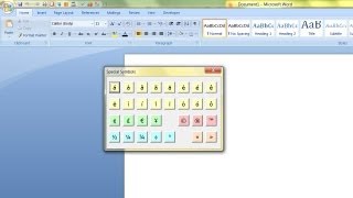 How To Create Your Own Commonly Used Symbols Panel In Microsoft Word [upl. by Aramoy470]