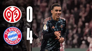 Musiala hattrick takes us to next round  Mainz 05 vs FC Bayern 04  DFBPokal Highlights [upl. by Ventura]