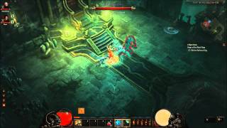 Diablo III Beta Combat face au Roi Squelette [upl. by Innes845]