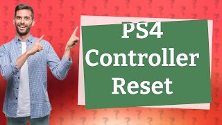 How to hard reset PS4 controller [upl. by Nevs]