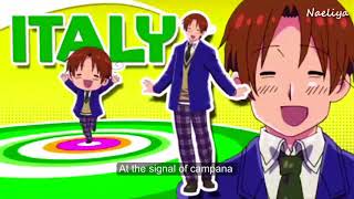 Gakuen Hetalia  a new start at the W Academy English Subtitles [upl. by Storer813]