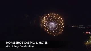 Firework show at Horseshoe Tunica 4th of July celebration [upl. by Nitsruk]