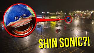 DRONE CATCHES SHIN SONIC AT ABANDONED STREET MALL RUNNING AROUND HE CAME AFTER US [upl. by Scotney]